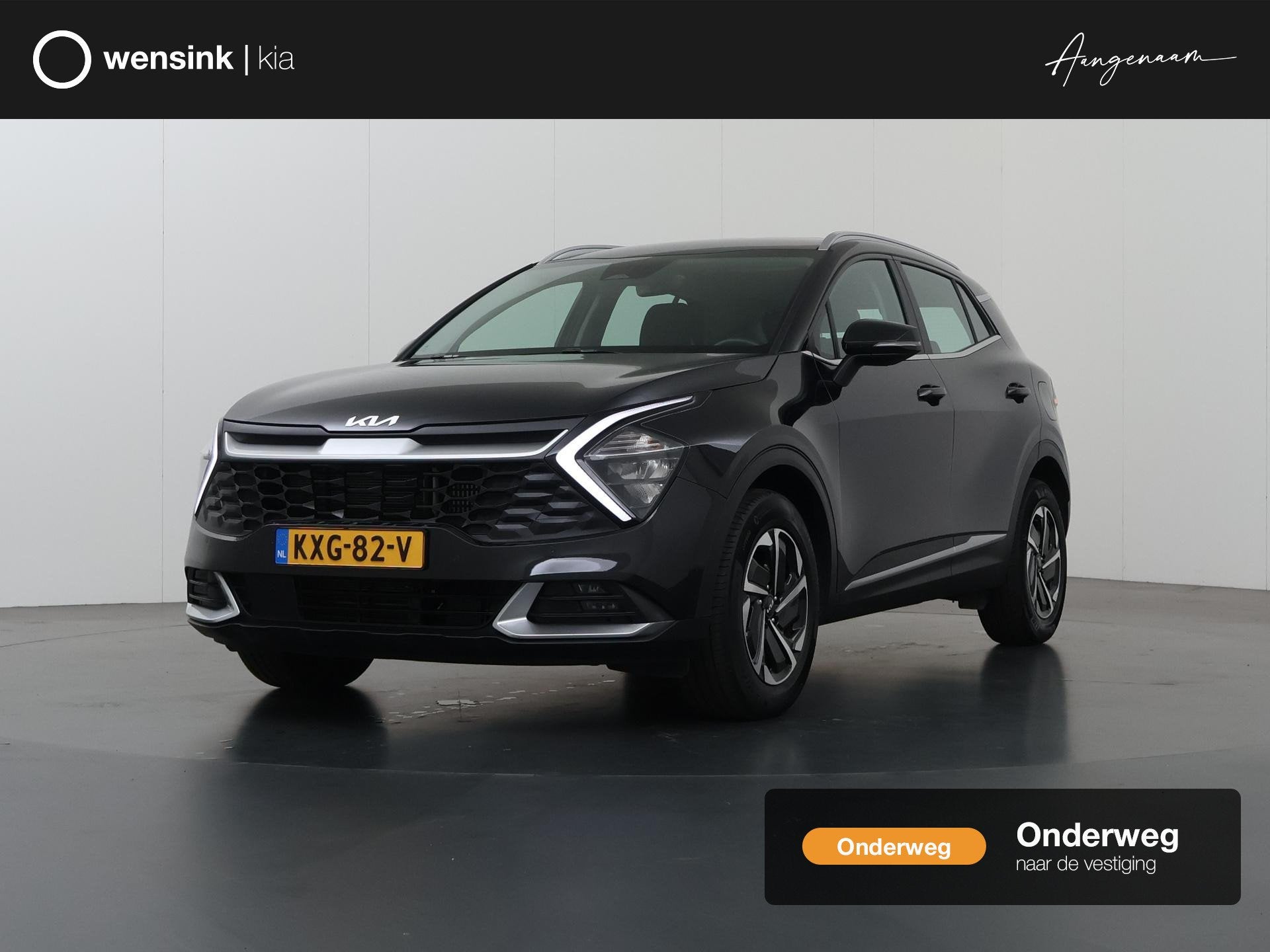Kia Sportage 1.6 T-GDi Hybrid DynamicLine | Navigatie | Park, Auto's, Stof, Gebruikt, Euro 6, 4 cilinders