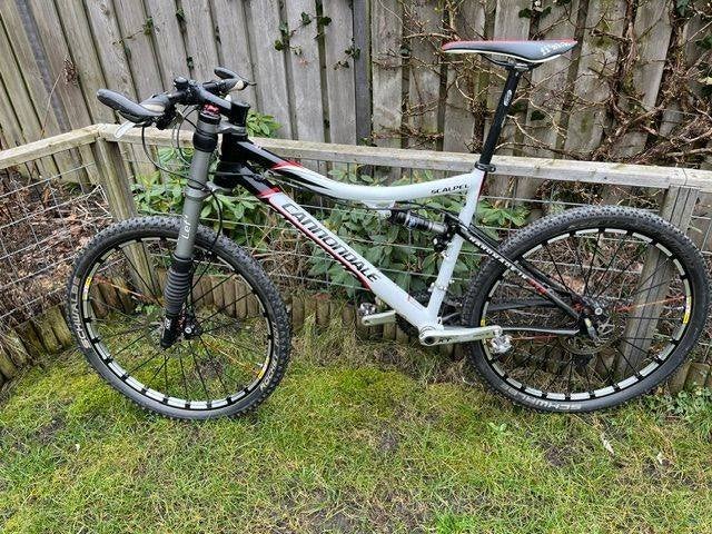mountainbike Cannondale Scalpel 26 inch, Gebruikt, 57 cm of meer, Fully, Schijfrem