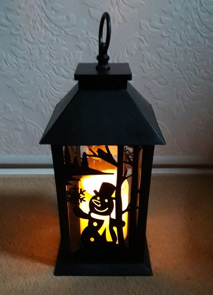 Kerst lantaarn met LED kaars – nieuw in doos, Diversen, Ophalen of Verzenden, Nieuw