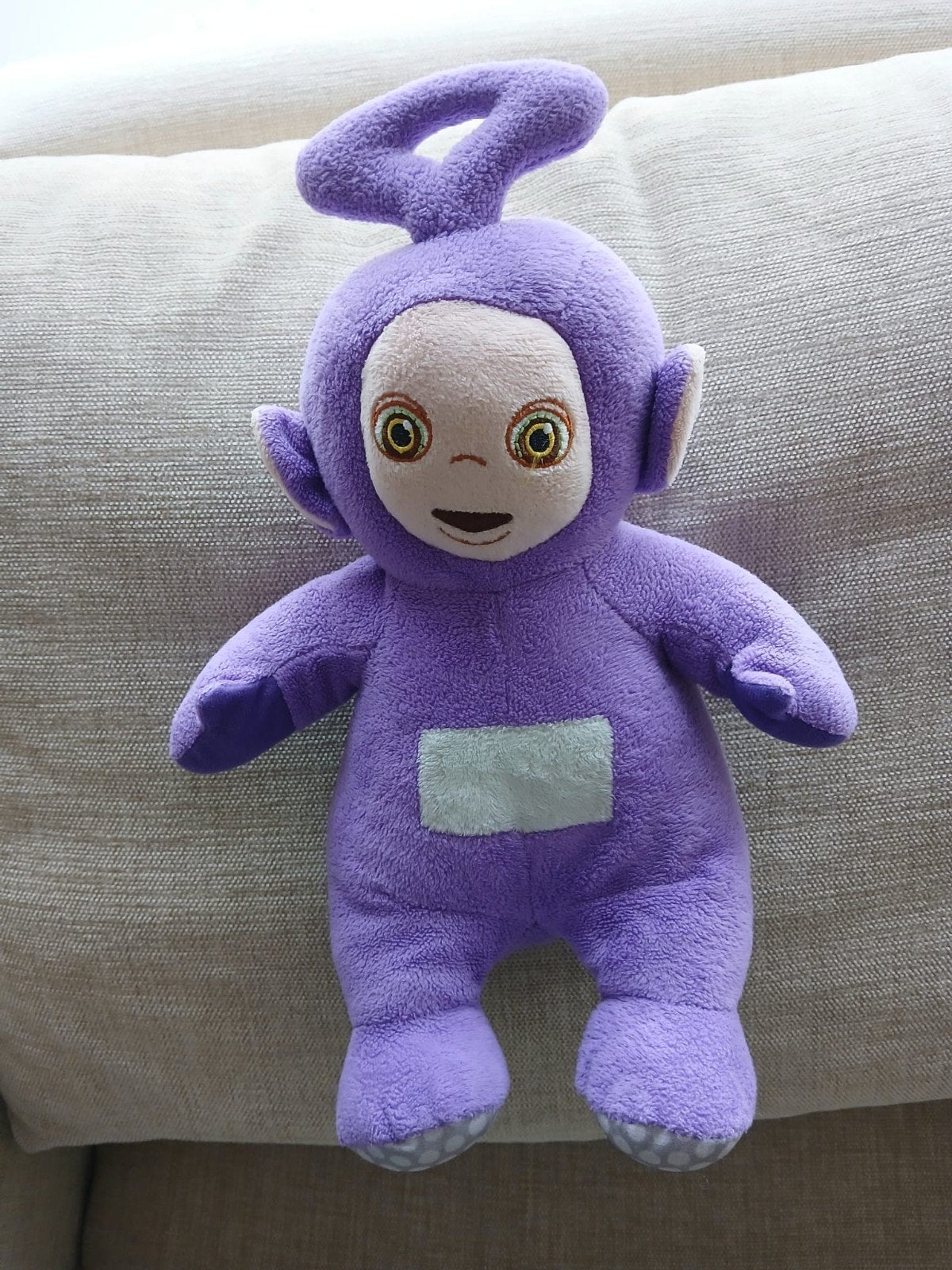 Teletubbies knuffel Tinky Winky. 35 cm., Kinderen en Baby's, Speelgoed | Knuffels en Pluche, Gebruikt, Overige merken, Overige typen