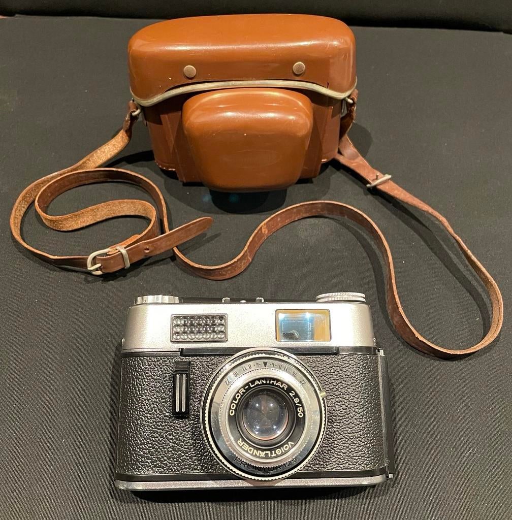 Vintage Voigtlander Vitoret D camera met originele tas, Audio, Tv en Foto, Fotocamera's Analoog, Ophalen of Verzenden, Zo goed als nieuw