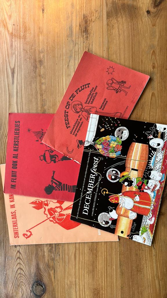 Blokfluit boekjes 4 stuks, Ophalen of Verzenden, Zo goed als nieuw, Les of Cursus, Blokfluit