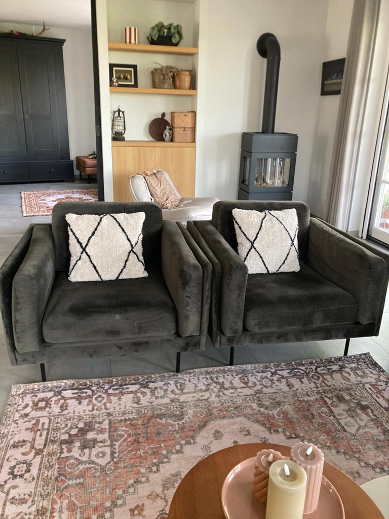 Twee comfortabele fauteuils - 90x90x66 cm, Ophalen, Twee, Overige kleuren, Zo goed als nieuw