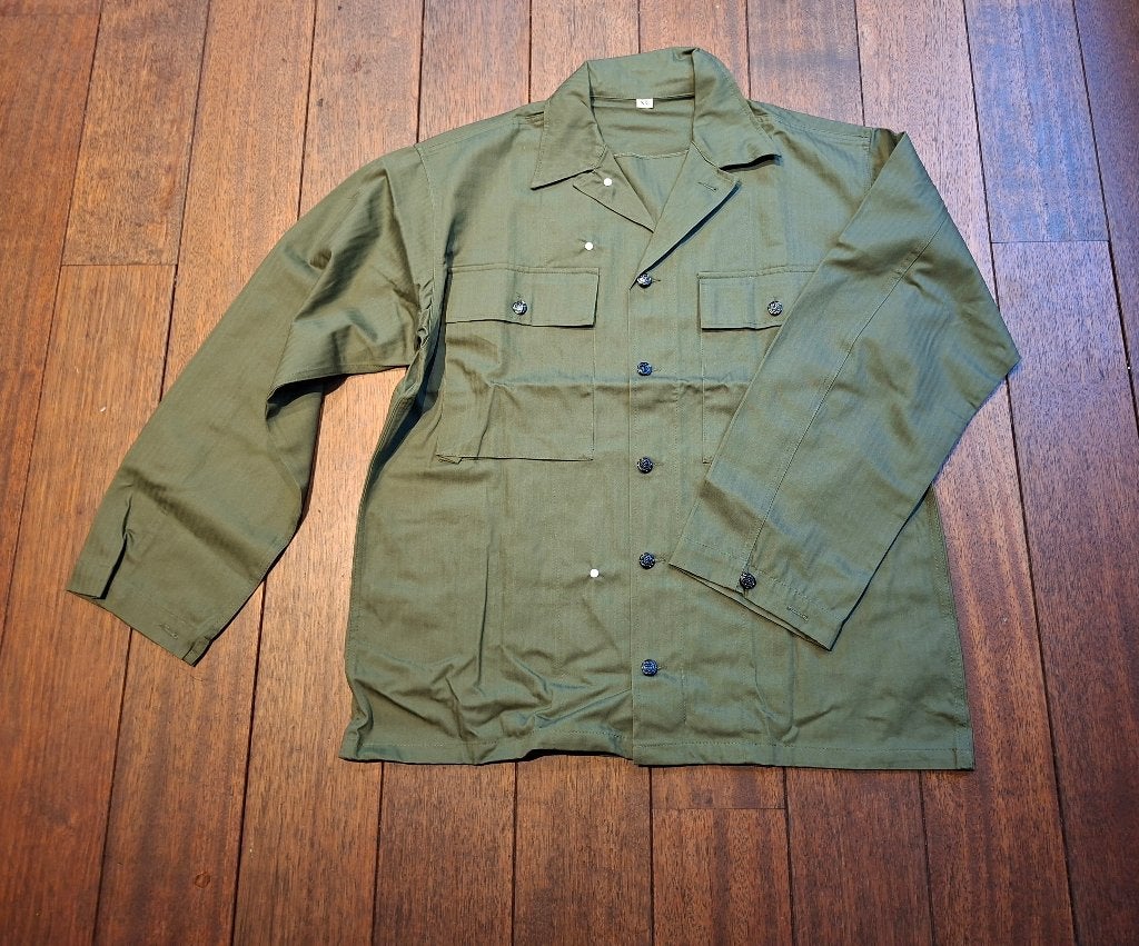 US Army WWII HBT OD7 Shirt, Verzenden, Landmacht, Amerika, Kleding of Schoenen