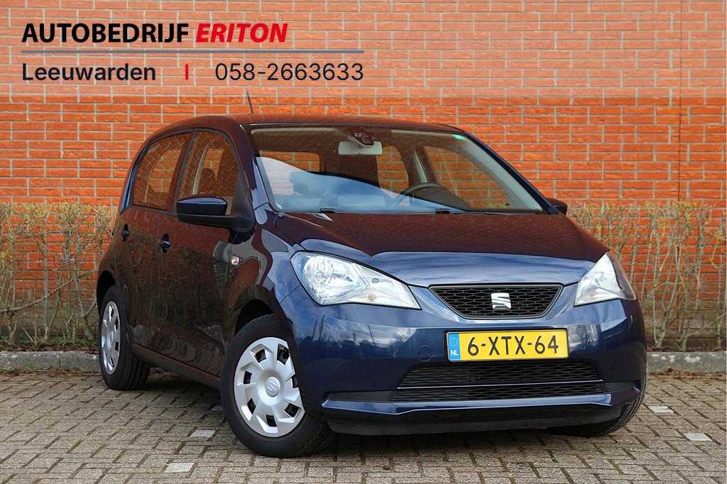 SEAT Mii 1.0 60pk Style Dynamic | NL-auto | 5 deuren | Airco, Voorwielaandrijving, Euro 5, Stof, Gebruikt