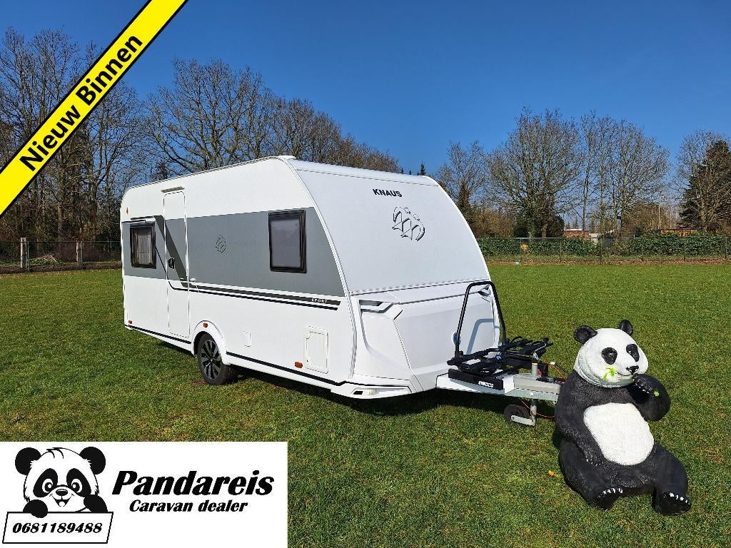 Knaus Sport 450 FU BJ: 2025 MOVER + FIETSENDRAGER + DOUCHE, Schokbreker, Omvormbare zithoek, Rondzit, Bedrijf