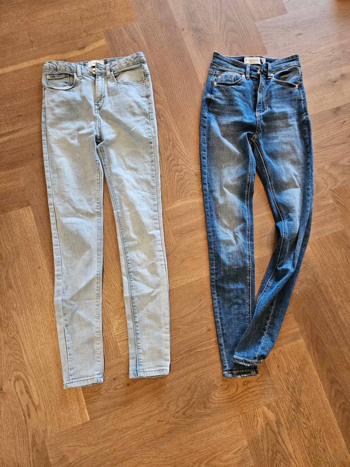Skinny jeans maat 152-164, Kleding | Dames, Ophalen, Gedragen, Blauw, Overige jeansmaten