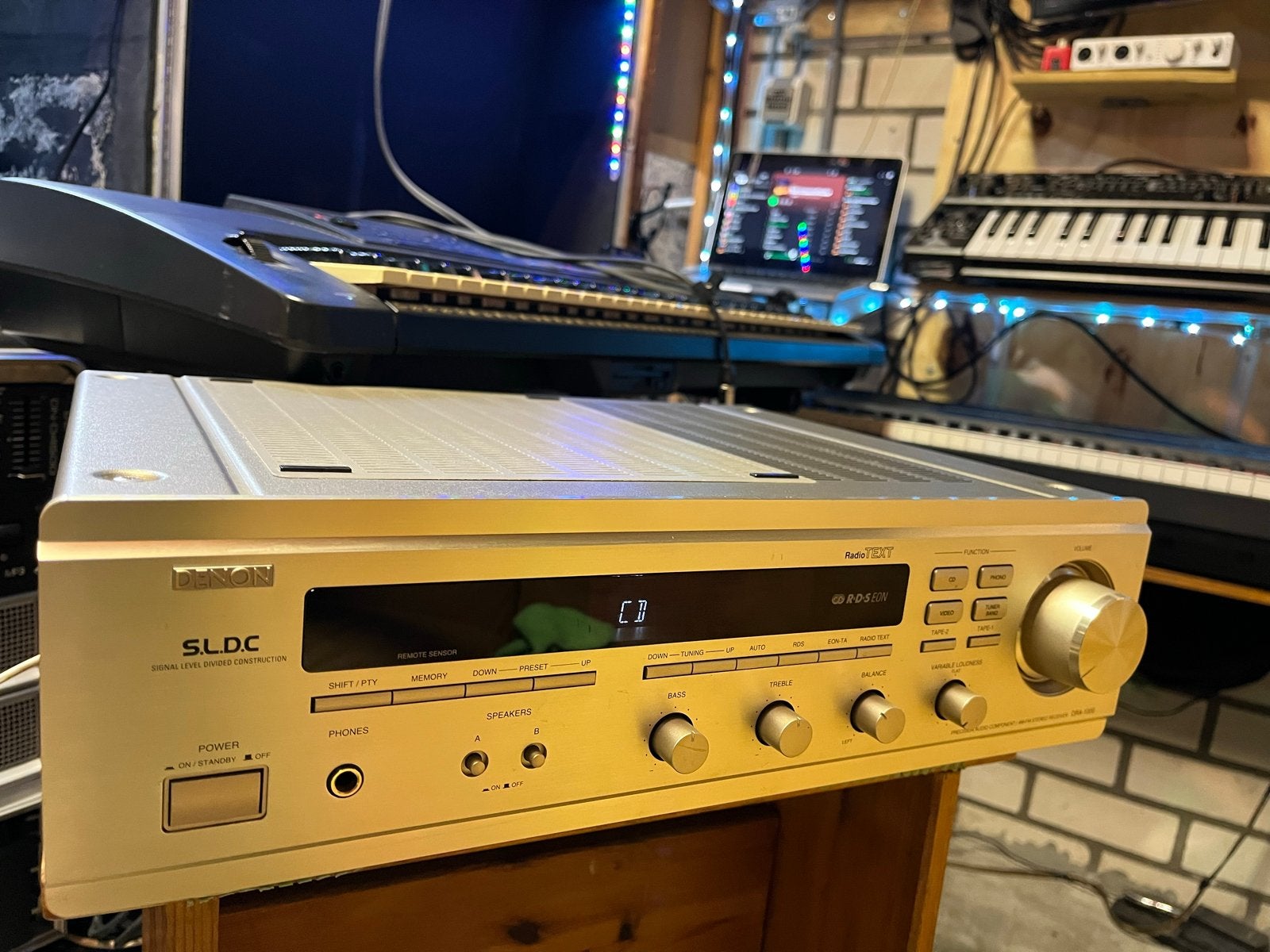 Denon DRA-1000 Stereo Receiver, Denon, Ophalen of Verzenden, Zo goed als nieuw, 60 tot 120 watt