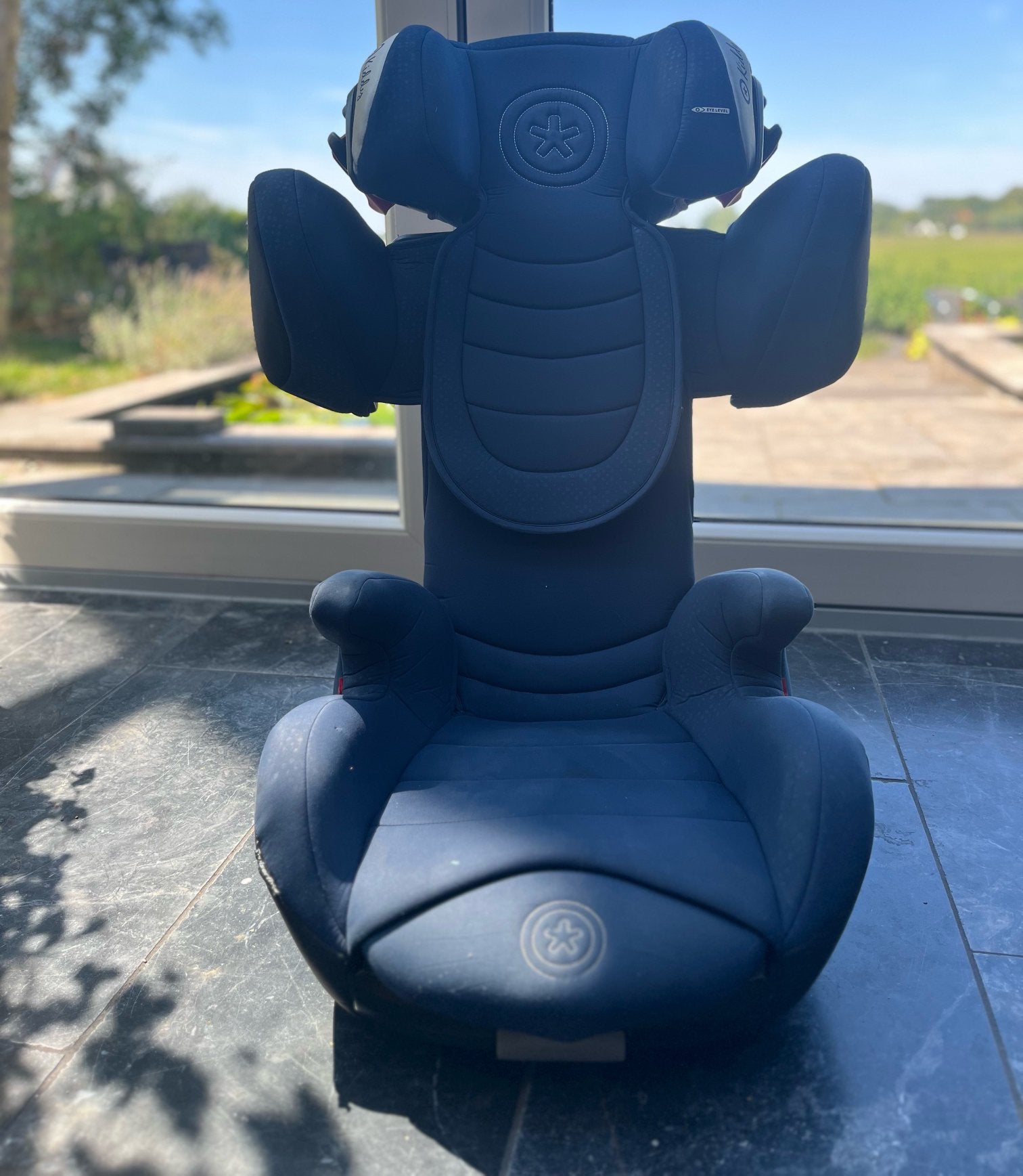 Kiddy cruiserfix 3 autostoel 15-36 kg, Autogordel of Isofix, Gebruikt, 15 t/m 36 kg, Verstelbare rugleuning