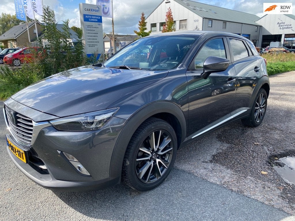 Mazda CX-3 2.0 SkyActiv-G 120 GT-M, Voorwielaandrijving, Gebruikt, 4 cilinders, Leder en Stof