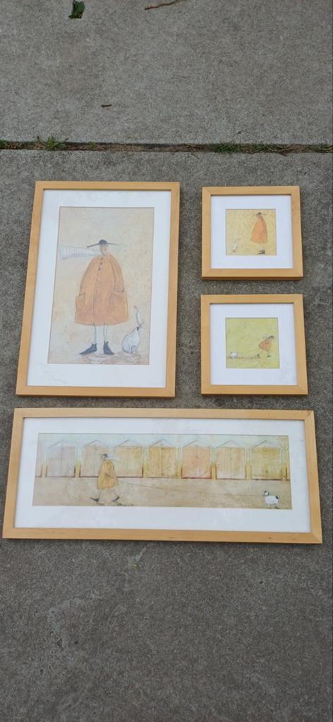 Ikea sinarp Sam Toft 4x  -- ophalen--, Ophalen, Minder dan 50 cm, Schilderij, Minder dan 50 cm