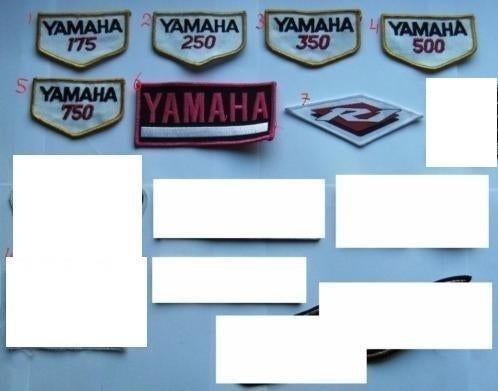 yamaha vintage opnaai emblemen patch badge, Ophalen of Verzenden, Nieuw, Motoren