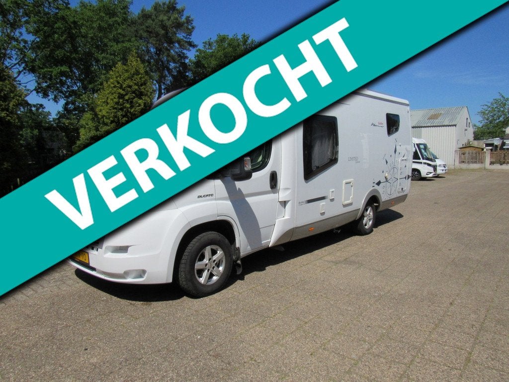 Hobby DL 550 Limited Edition Enkele bedden Airco bj2012, Caravans en Kamperen, Campers, Ringverwarming, 6 tot 7 meter, Bedrijf