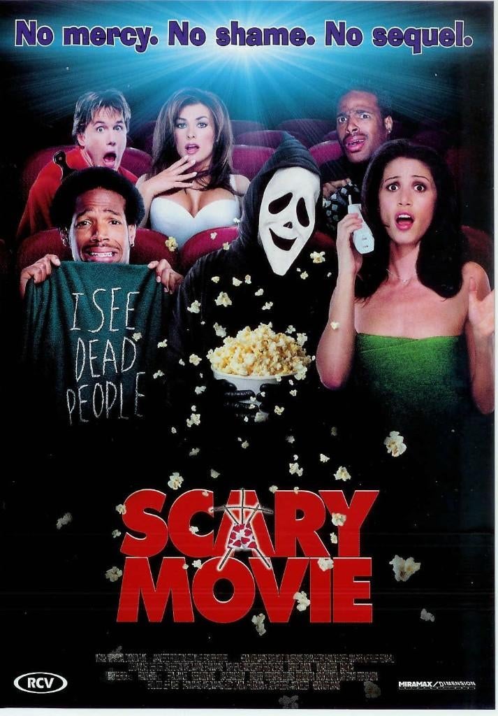 Scary Movie 1, Cd's en Dvd's, Vanaf 16 jaar, Ophalen of Verzenden, Zo goed als nieuw, Actiethriller