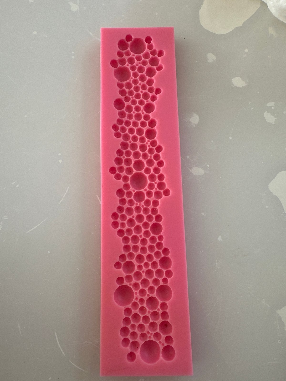 Siliconen mal bubbels - Taartdecoratie, Ophalen of Verzenden, Zo goed als nieuw, Taarten of Cupcakes, Versiering