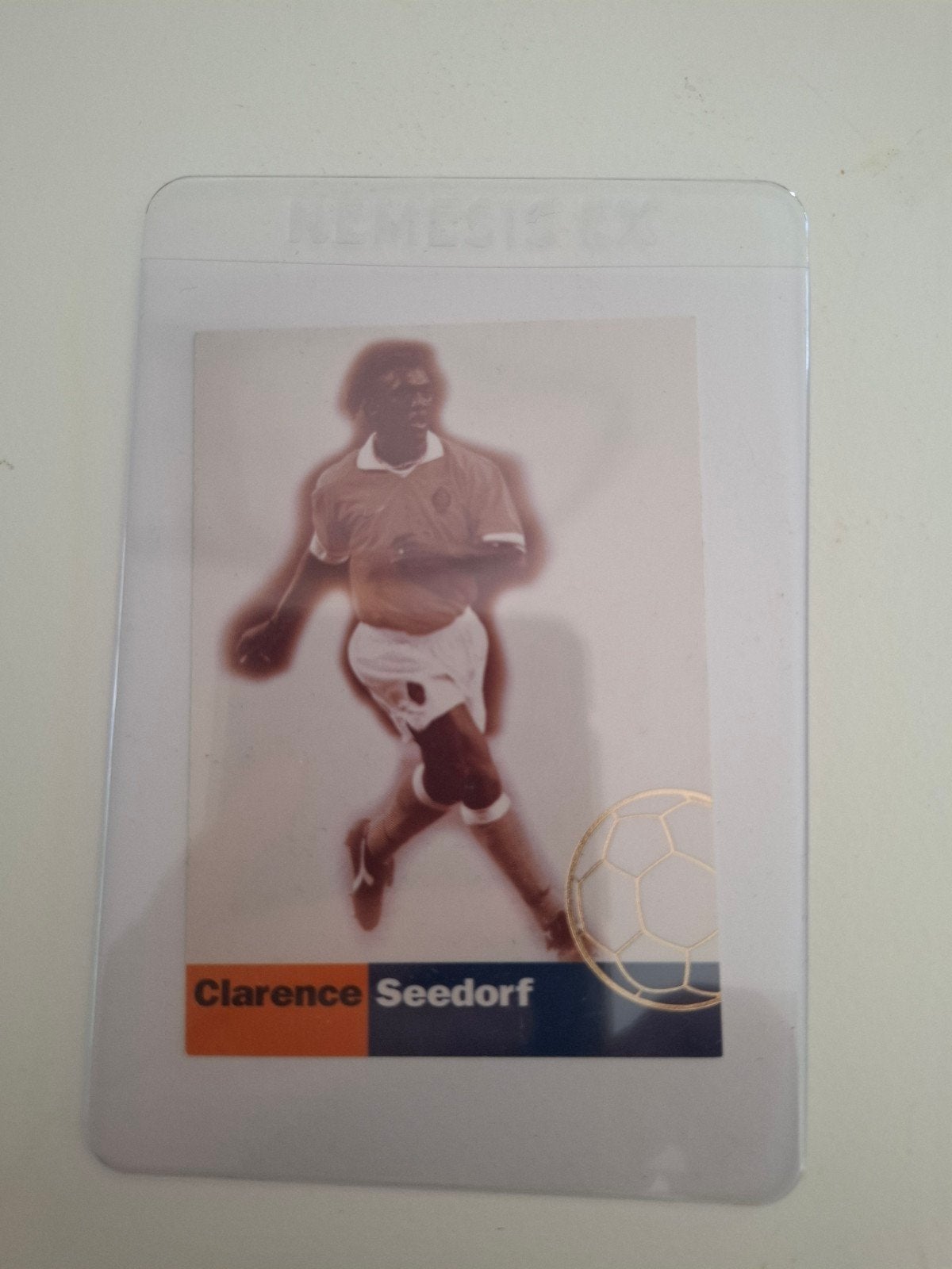 Clarence Seedorf WK 98 Voetbal Spelerskaart, Verzamelen, Ophalen of Verzenden, Zo goed als nieuw, Overige binnenlandse clubs, Spelerskaart