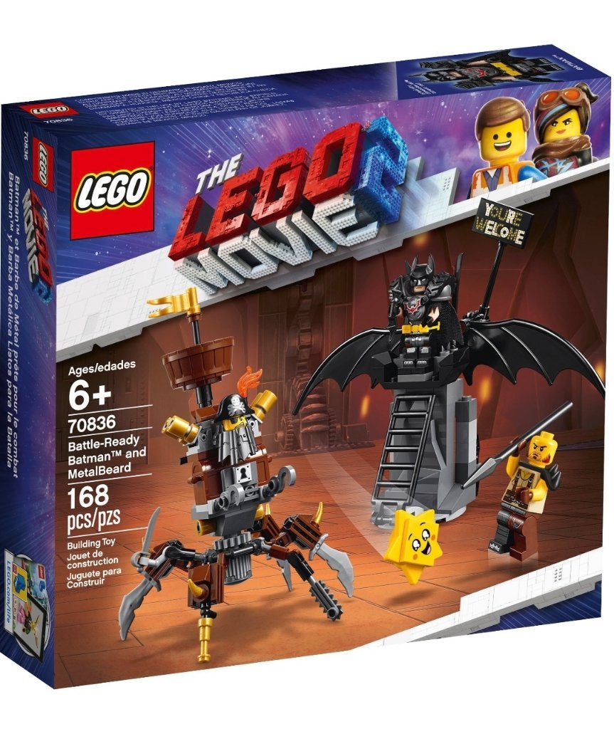 LEGO 70836 LEGO MOVIE 2 - Gevechtsklare Batman & Metaalbaard, Overige thema's, Nieuw, Ophalen of Verzenden, Complete set