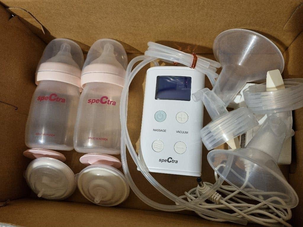 Compleet babyset - borstkolf-sterilisator, Ophalen, Zo goed als nieuw, Meegroeistoel