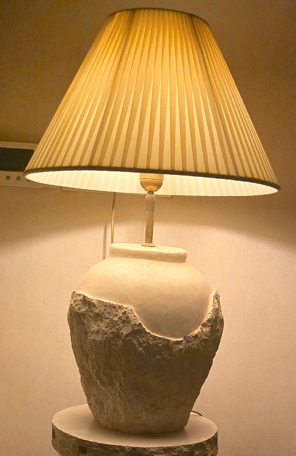 tafel lamp, Ophalen