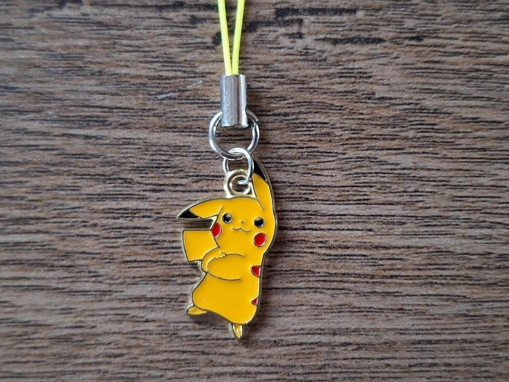 Telefoonhanger : Pokemon : Pikachu !! 3, Info@keycharms.nl, Nieuw, Medemblik, Telefoonhanger of Accessoire