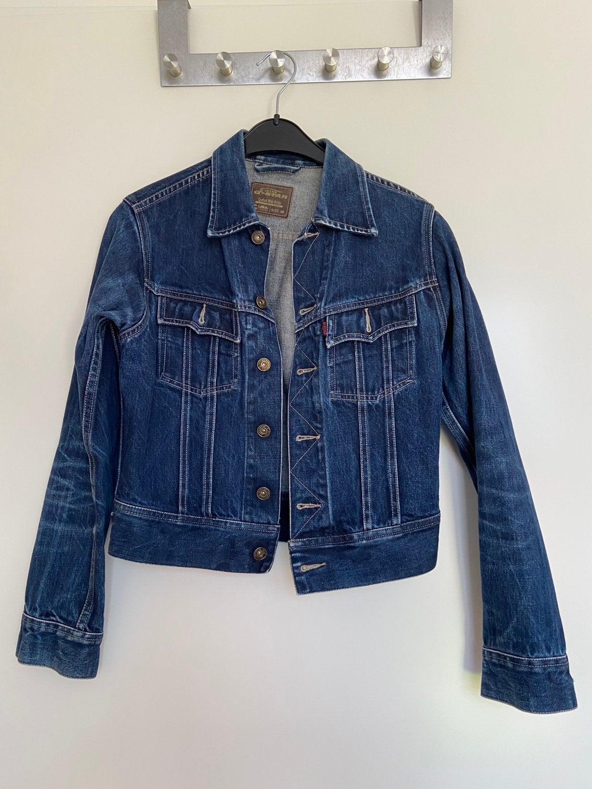 Spijkerjackje, Verzenden, Zo goed als nieuw, Maat 36 (S), Blauw