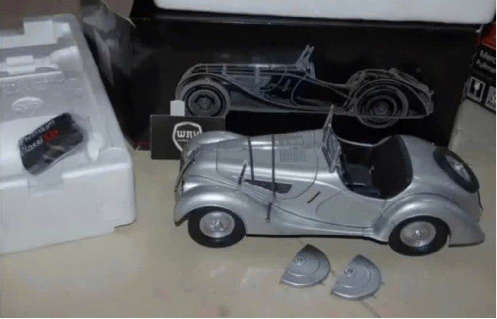 1:12 BMW 328 ROADSTER silver Premium classixxs in doos WRH, Verzenden, Zo goed als nieuw, 1:9 t/m 1:12, Auto