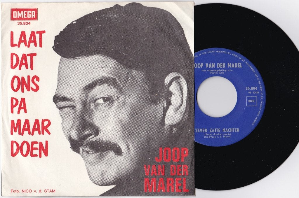Joop van der Marel - Laat Dat Ons Pa Maar Doen, Ophalen of Verzenden, Gebruikt, 7 inch, Levenslied of Smartlap