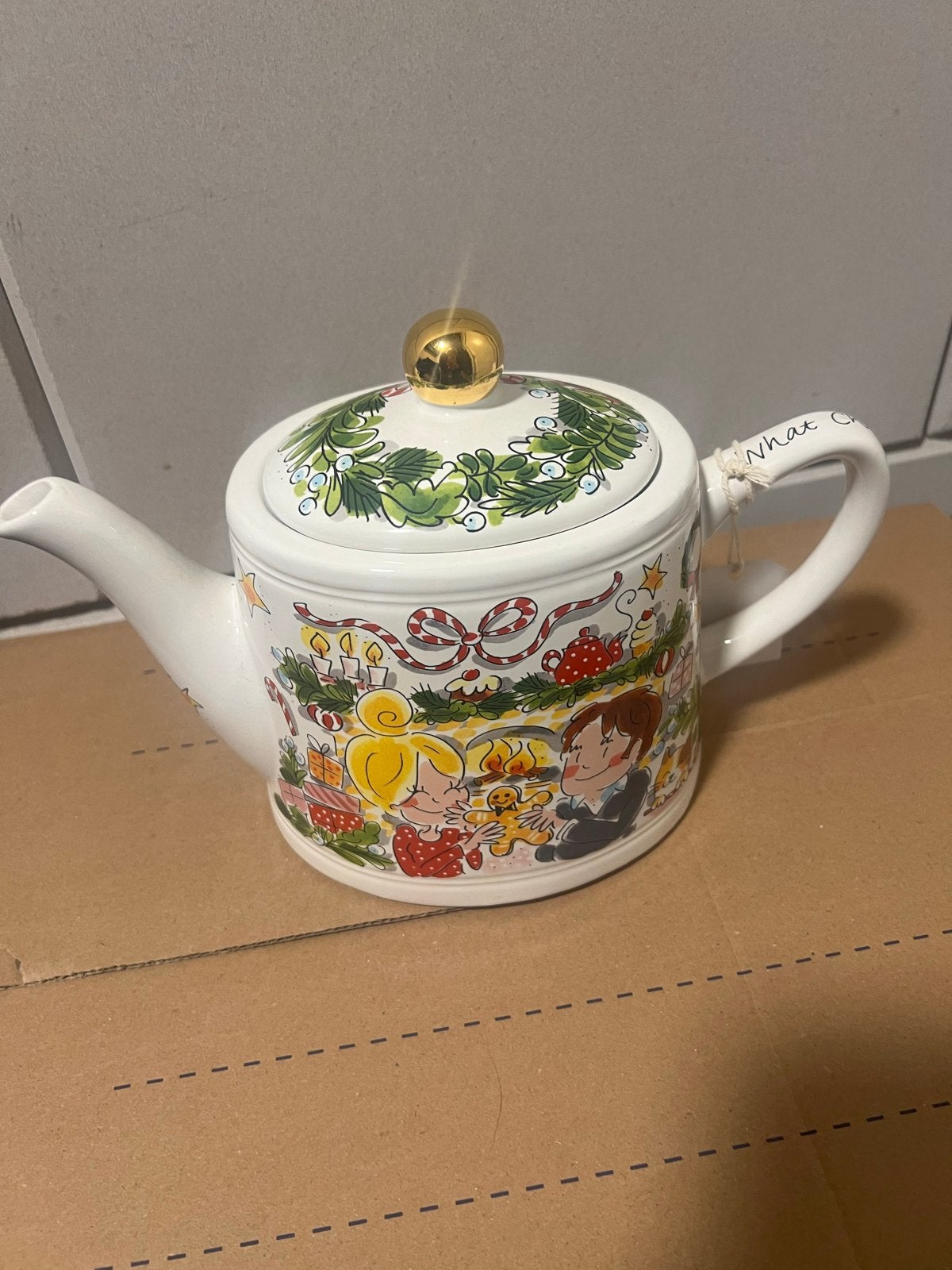Blond Amsterdam Kerst Theepot - Nieuw, Ophalen of Verzenden, Nieuw, Blond Amsterdam, Theepot
