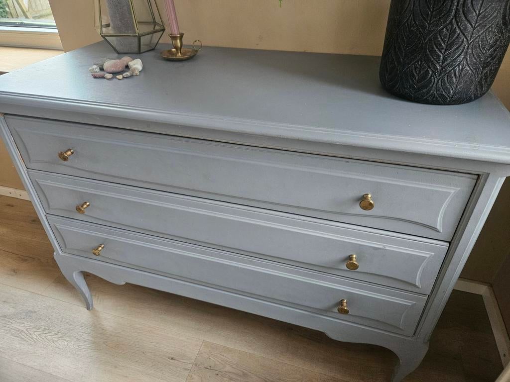 ladekast dressoir kast vintage antiek, Ophalen of Verzenden, Gebruikt, 25 tot 50 cm