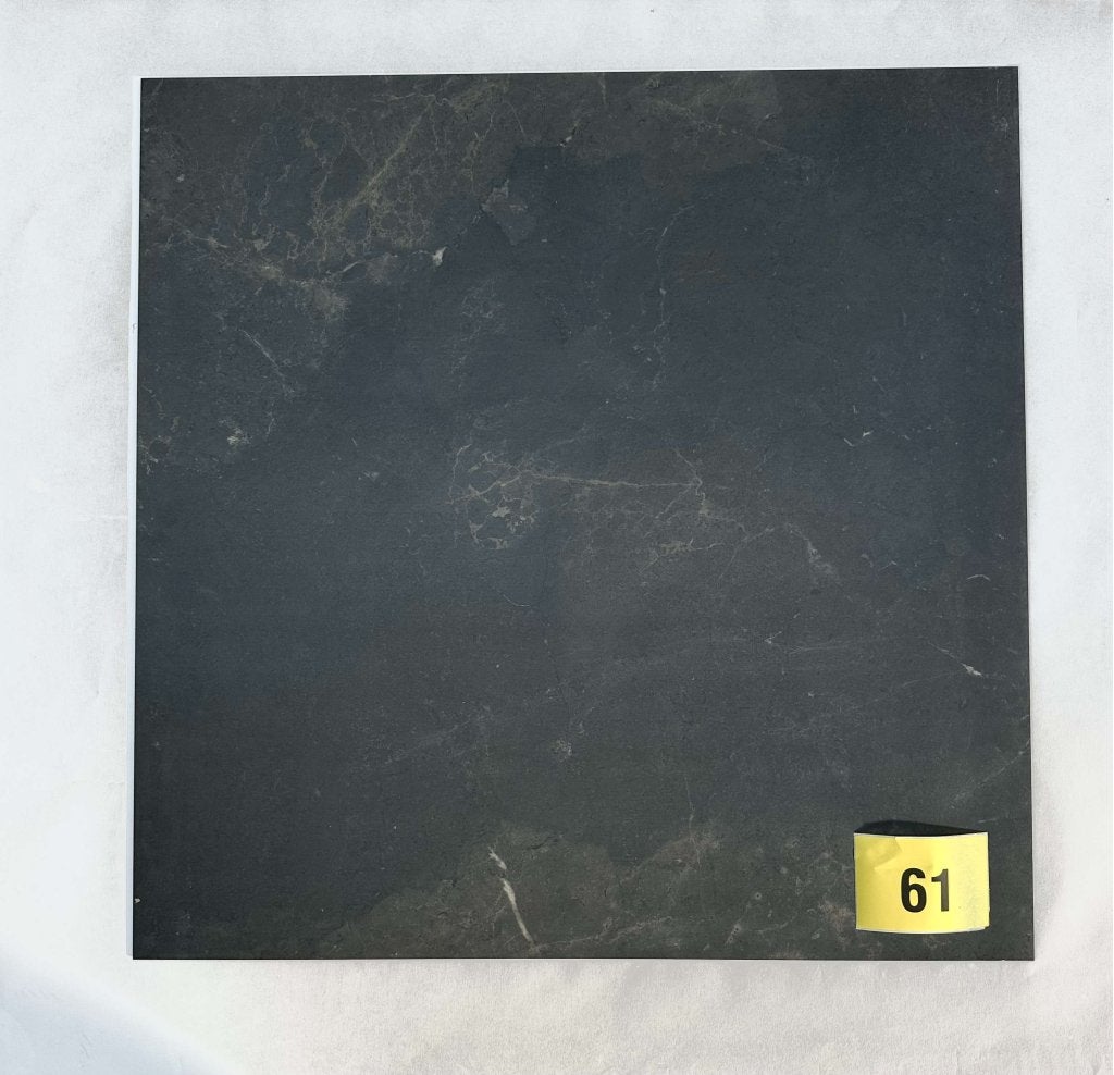 Zwarte, keramische tegels 100x100cm – ±14m² – restpartij, Ophalen, 60 cm of meer, Nieuw, 10 m² of meer