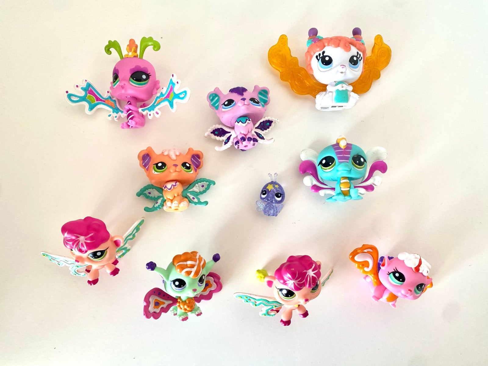 Littlest Pet Shop Feeën Vlinders Dieren Speelgoed Set, Ophalen of Verzenden, Gebruikt, Meisje
