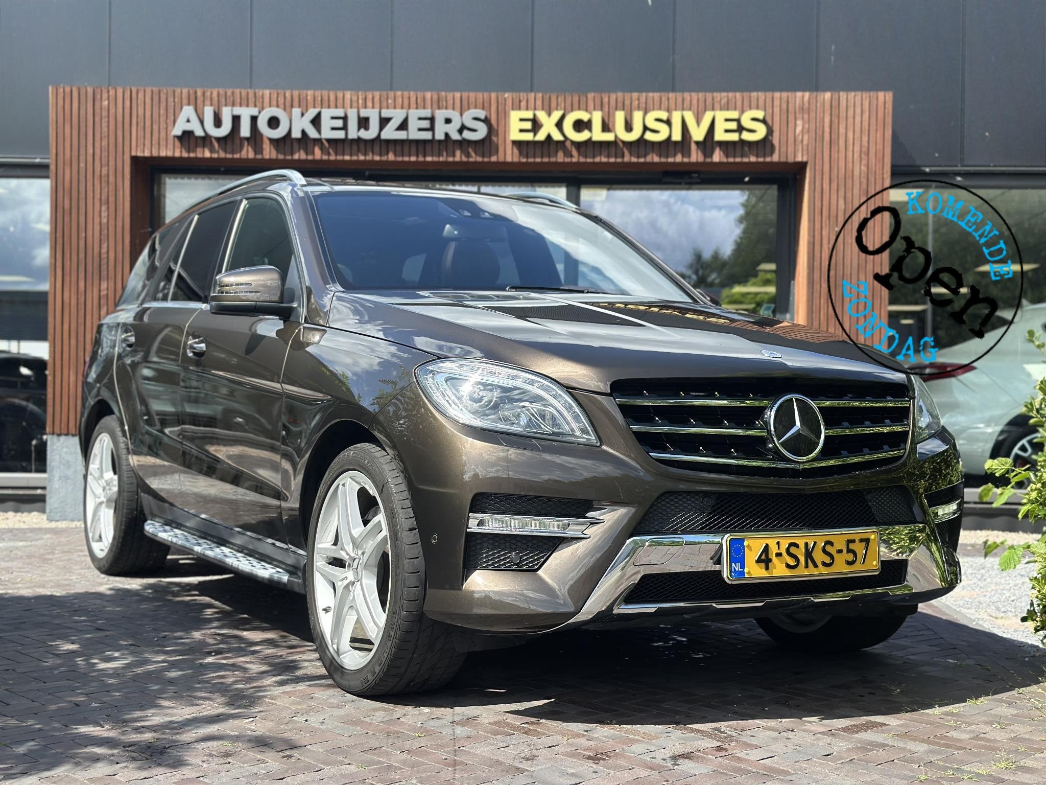 Mercedes-Benz M-klasse 350 Edition 1 AMG Panoramadak Designo, Auto's, Automaat, Euro 5, Gebruikt, Bruin