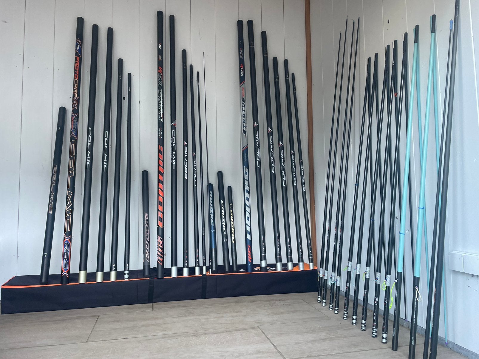 Complete hengelset –Stratus S25 13m, 3 hengels en 11 topsets, Watersport en Boten, Ophalen, Colmic@colmic.it, Italie, Colmic