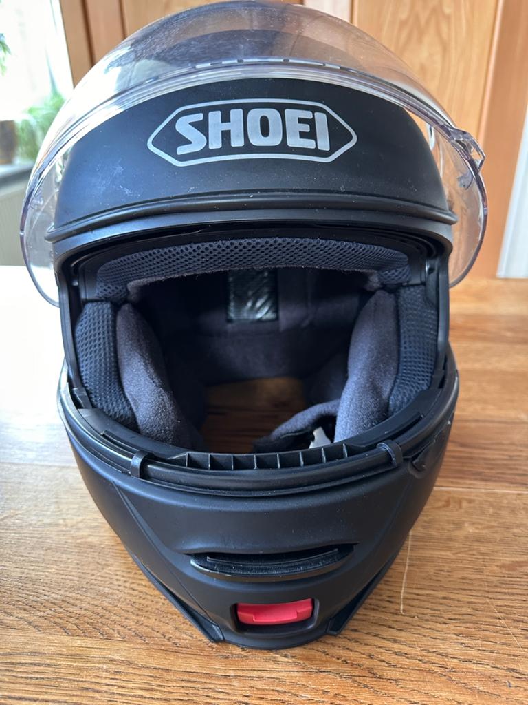 Motor helm met ingebouwde headset, Motoren, Kleding | Motorhelmen, Heren, Ophalen of Verzenden, XXL, Shoei