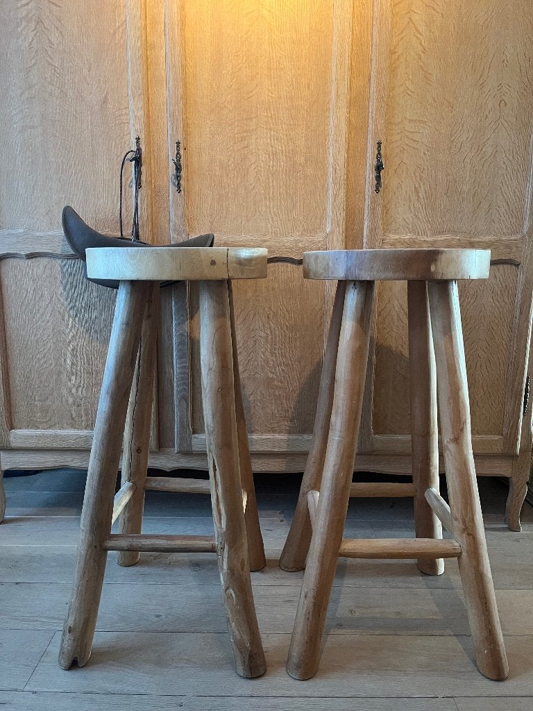 Bar krukken, Huis en Inrichting, Barkrukken, Ophalen, 60 tot 90 cm, Zo goed als nieuw, Hout