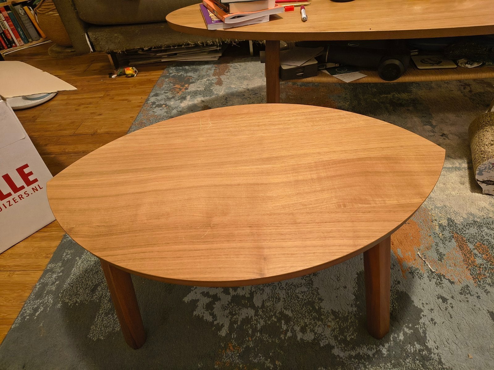 IKEA Stockholm bijzettafel - 72x47x30 cm, Ophalen, Minder dan 45 cm, Gebruikt, 55 tot 75 cm