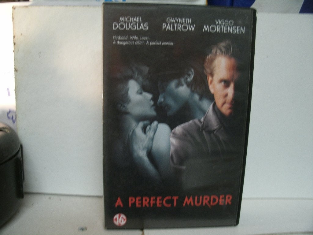 vhs 183b a perfect murder, Vanaf 16 jaar, Ophalen of Verzenden, Zo goed als nieuw, Actie en Avontuur
