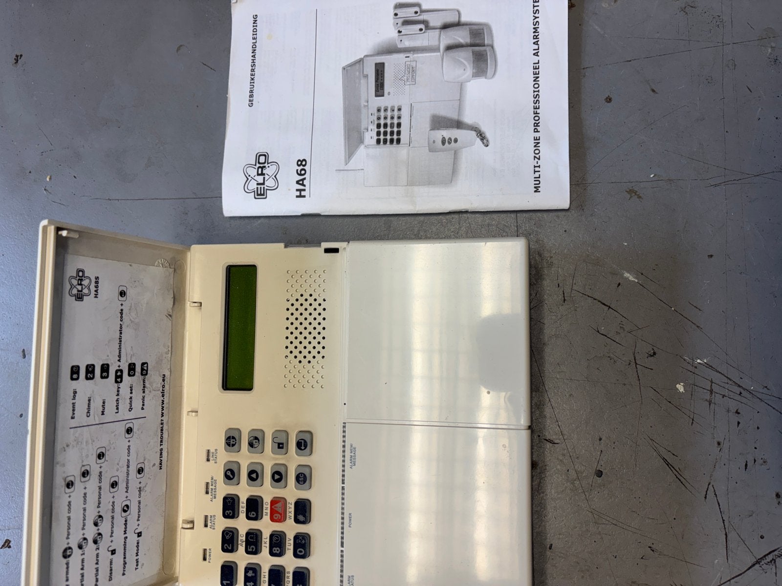 Alarmsysteem ELRO HA68, Doe-het-zelf en Verbouw, Alarmsystemen, Ophalen, Compleet systeem, Beweging, Afstandsbediening