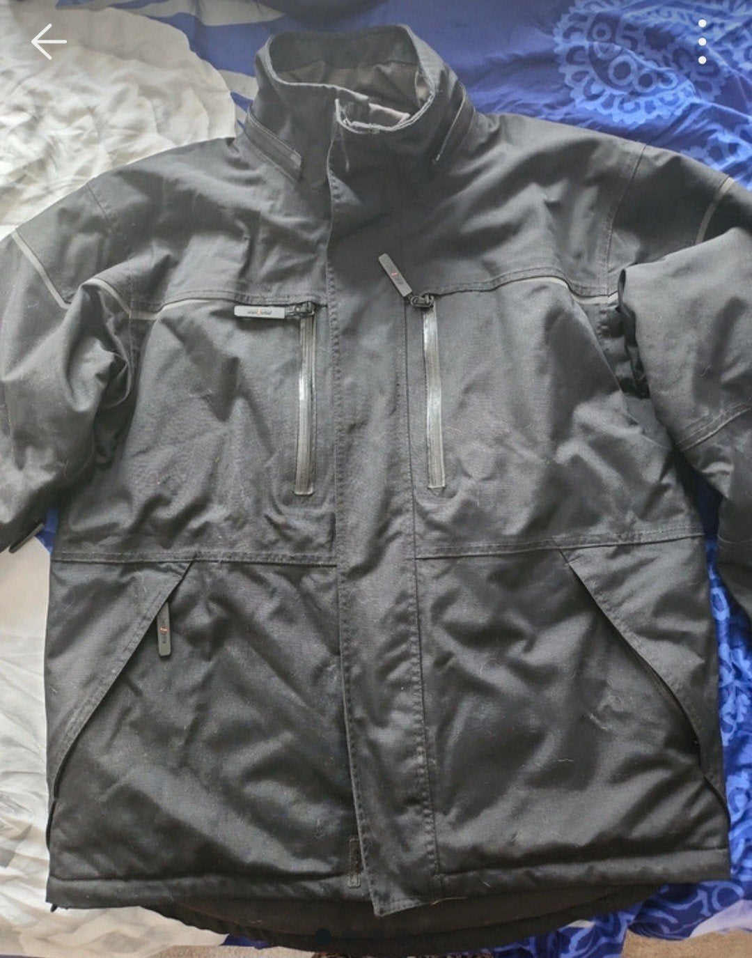 Mooie gewatteerde Helly Hansen werkjas - Zwart, Ophalen of Verzenden, Gedragen, Maat 52/54 (L), Zwart