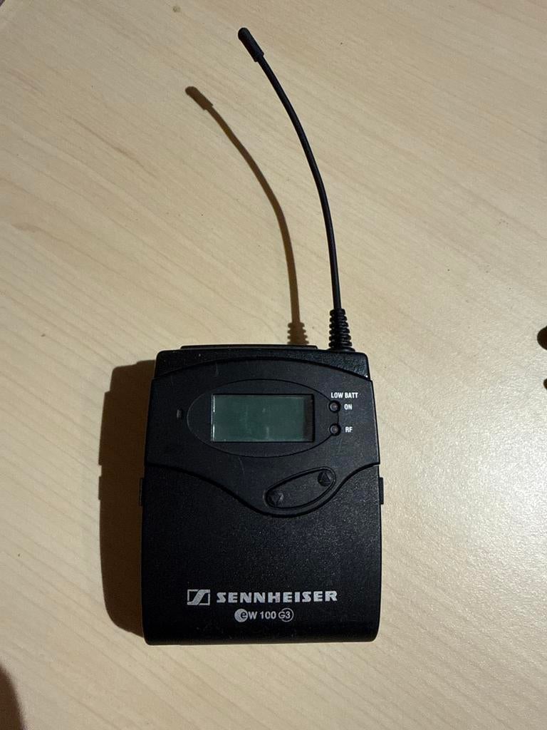Sennheiser ew100g3 ontvanger (566-608 MHz), Ophalen of Verzenden, Gebruikt, Overige typen, Draadloos