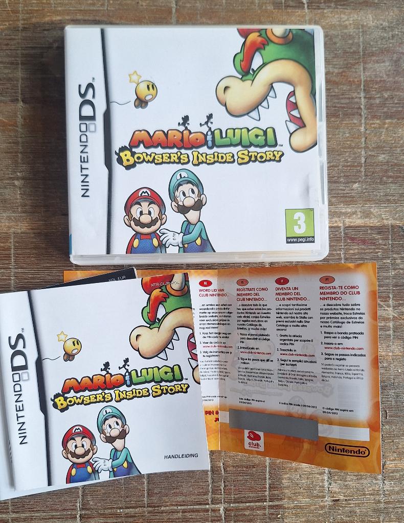 Mario & Luigi Bowser's Inside Story DS [ZGAN], 1 speler, Ophalen of Verzenden, Zo goed als nieuw, Role Playing Game (Rpg)