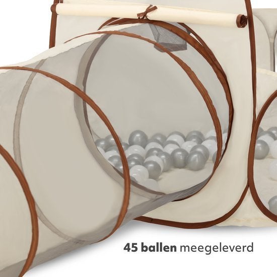 Deryan Luxe Pop Up Speeltent - Cream/Bruin, Sport en Fitness, Basketbal, Deryan, Bal, Ophalen of Verzenden, Deryan@deryan.com