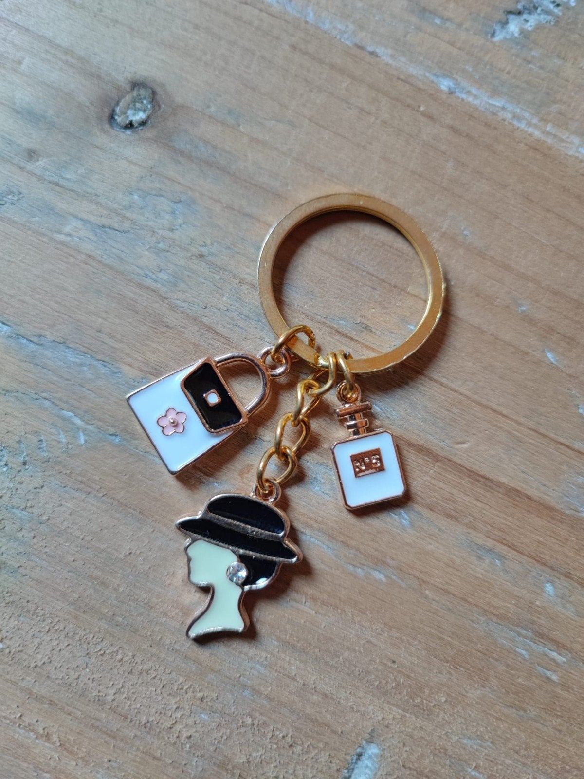 Nieuwe Sleutelhanger met Mode-Charms, Verzenden, Nieuw, Overige typen