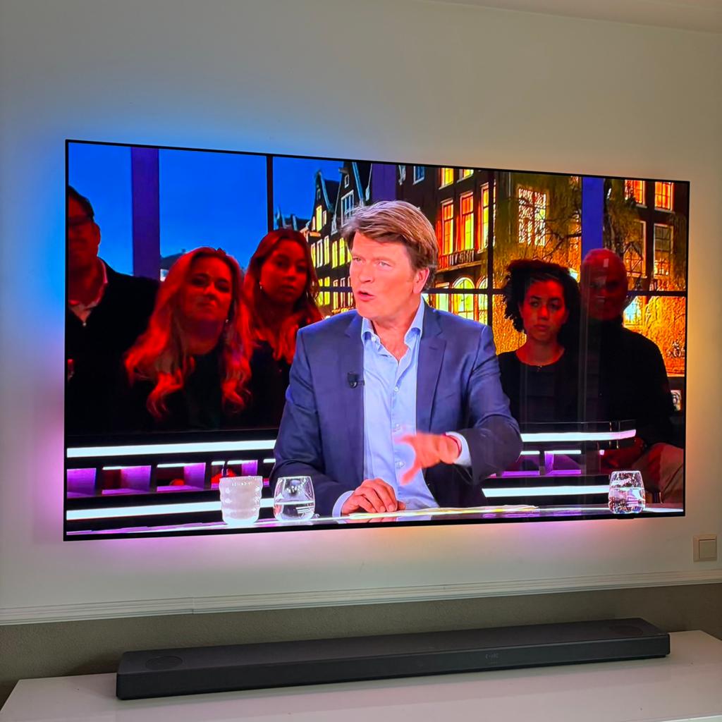 Philips 65 inch Oled Televisie met 4 Zijdig Ambilight, Philips, Ophalen of Verzenden, Zo goed als nieuw, 100 cm of meer