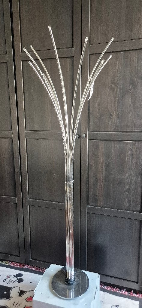 Vintage IKEA Hovnas Chrome Floor Lamp HOVNÄS, Ophalen, Overige fittingen, Zo goed als nieuw, Minder dan 100 cm