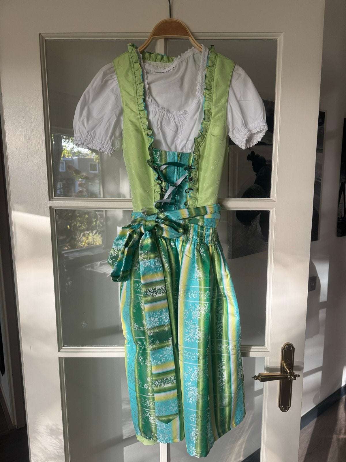 Stockerpoint  Traditionele Dirndl Maat 36 Oktoberfeest, Meerkleurig, Ophalen of Verzenden, Zo goed als nieuw, Maat 36 (S)