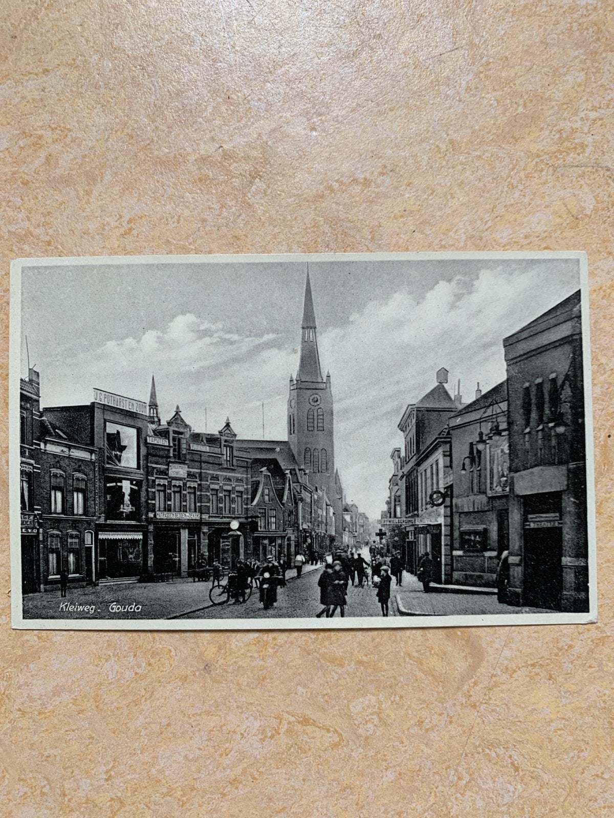 Oude Ansichtkaart Kleiweg  - Gouda (Zuid-Holland), Verzenden, Voor 1920, Ongelopen, Zuid-Holland