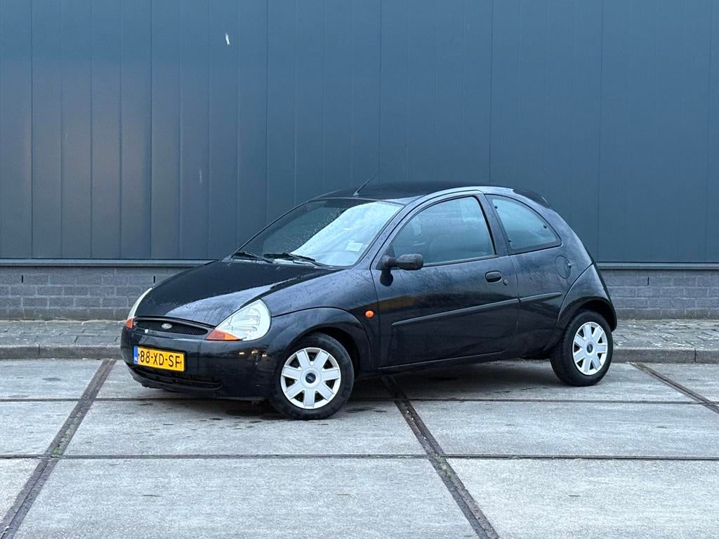 Ford Ka 1.3 I 44KW 2007 Zwart nap!, Voorwielaandrijving, 1299 cc, Stof, 31 €/maand