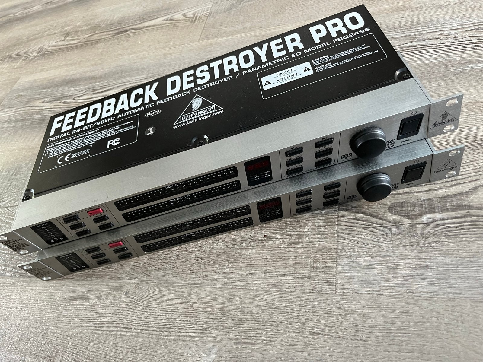 Behringer Feedback Destroyer Pro FBQ2496 (2 stuks), Muziek en Instrumenten, Effecten, Ophalen, Gebruikt, Equalizer