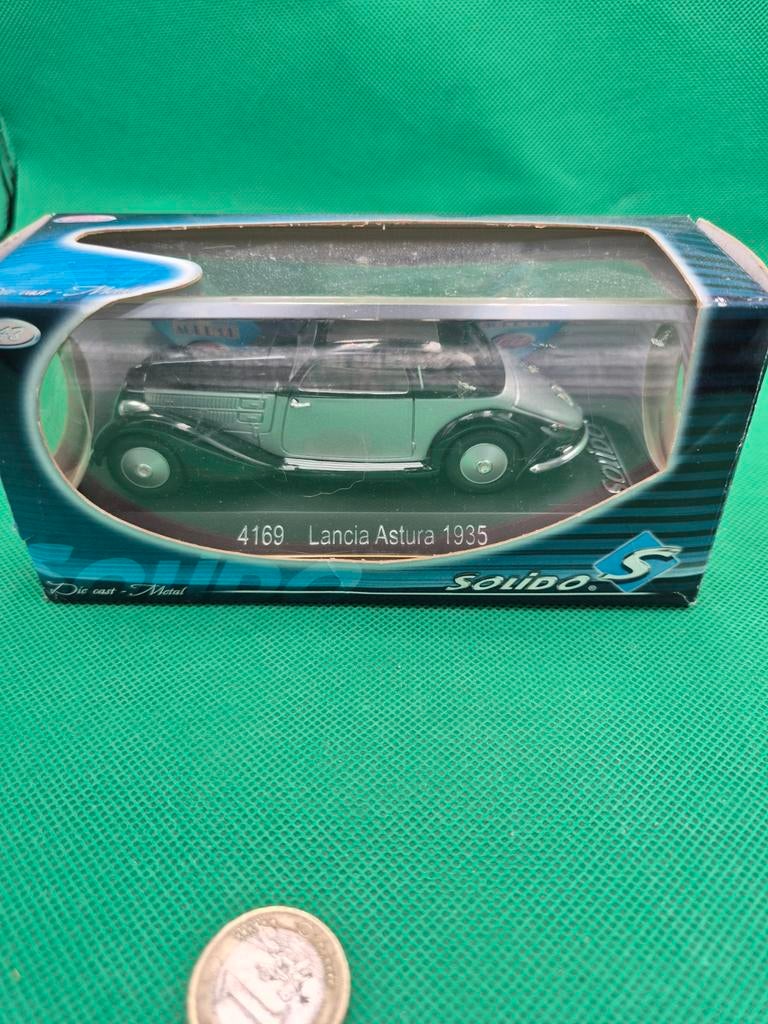 253 Lancia Astura 1935 1/43 Solido, Ophalen of Verzenden, Zo goed als nieuw, Auto, Solido